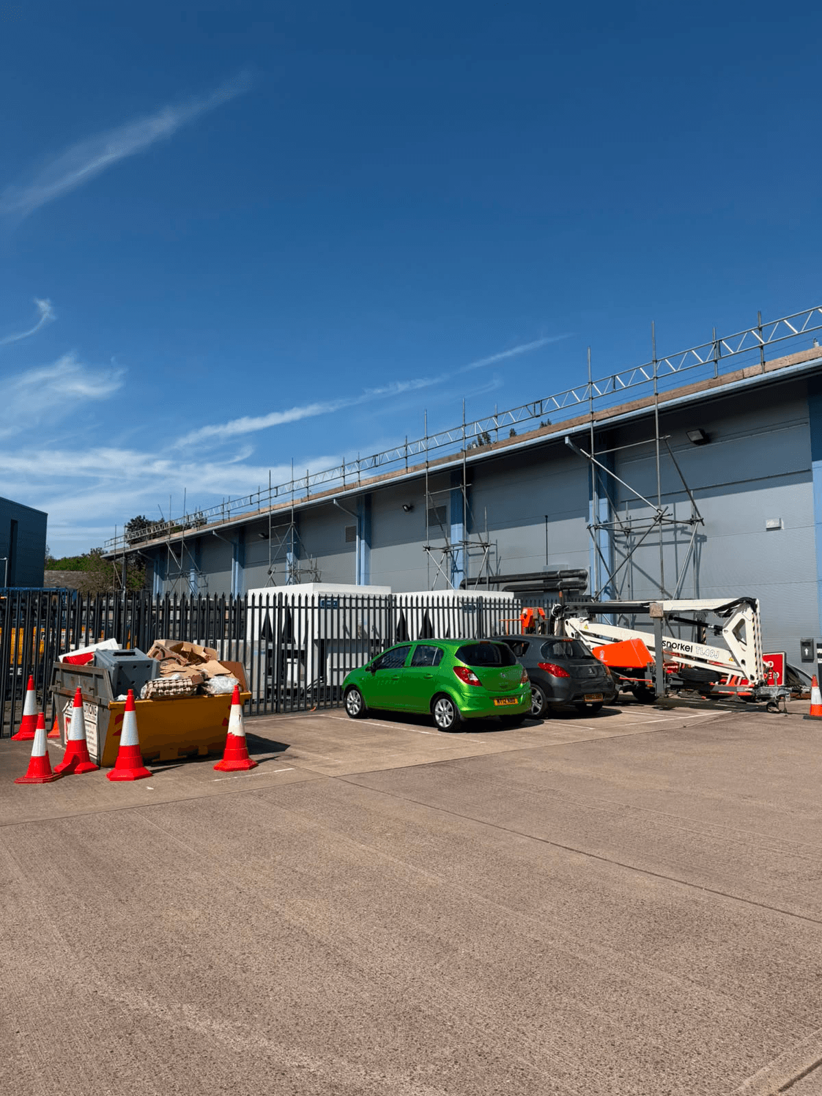 Industrial scaffolding access system
